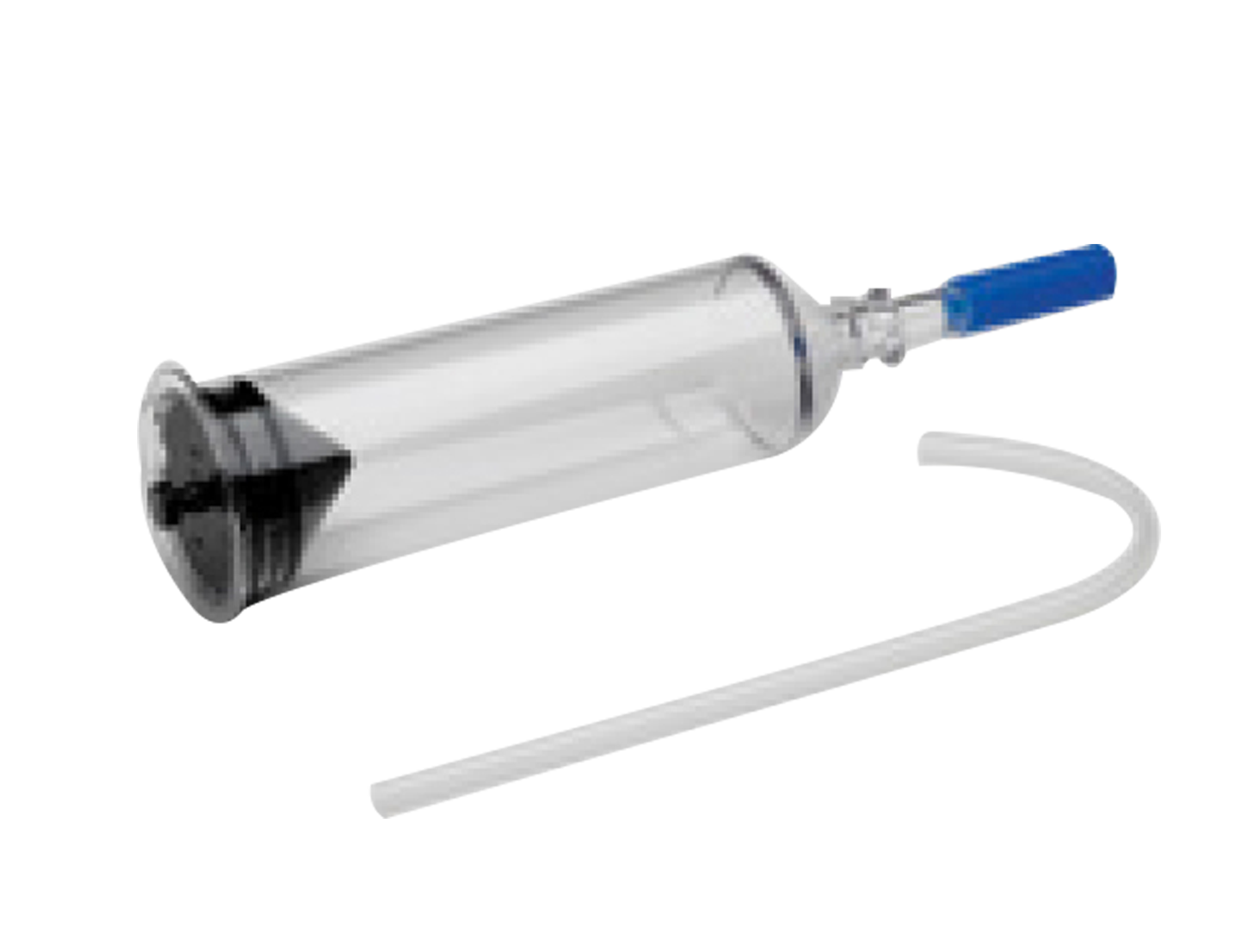 LINDER LUER SYRINGE WITH HANDI FILL STRAW 150ML